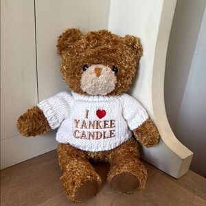 EUC Yankee Candle Teddy Bear with Sweater